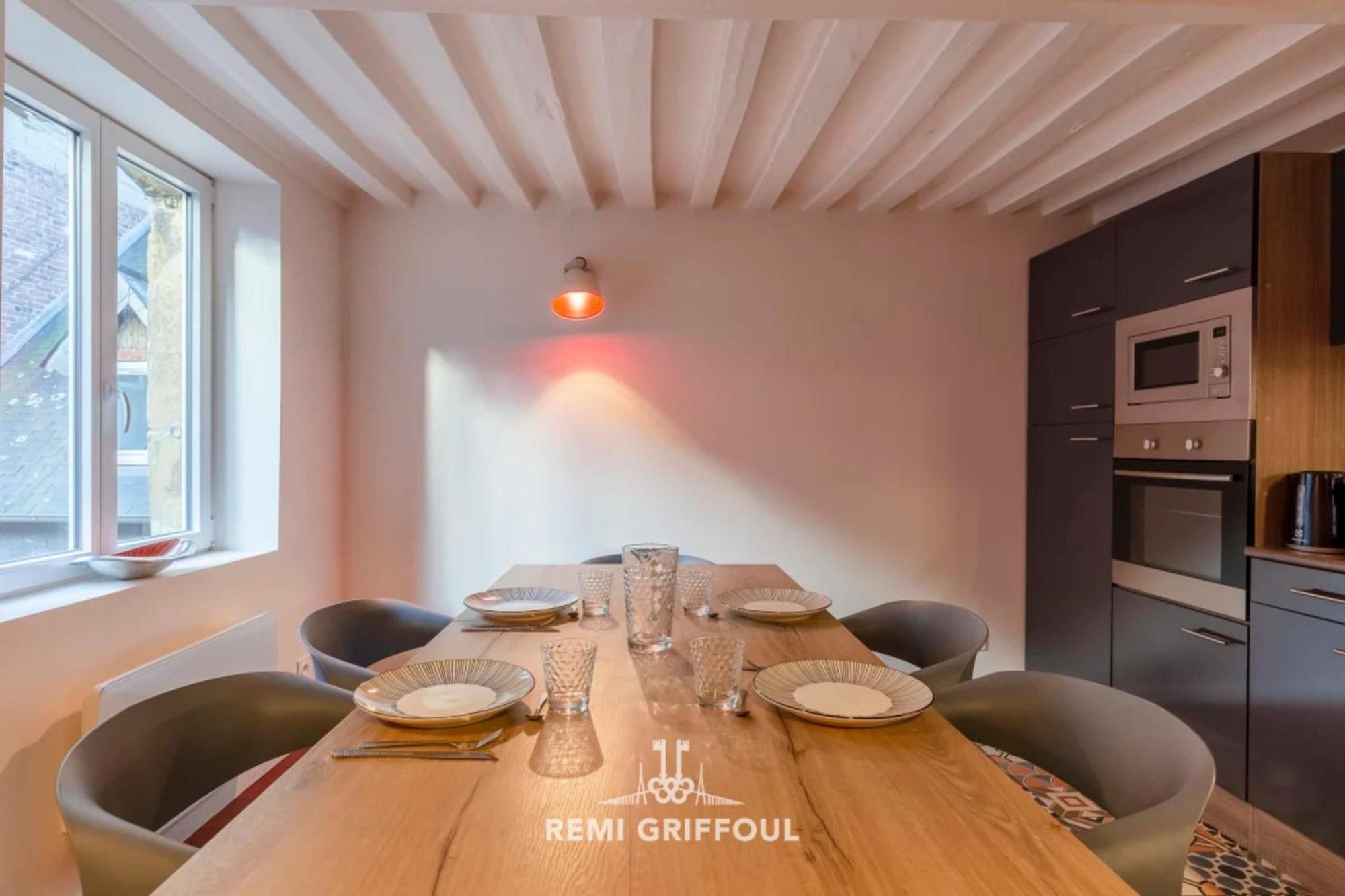 Le Reve D'Alice Charming Duplex 80 M 4 People Heart Of Honfleurアパートメント エクステリア 写真